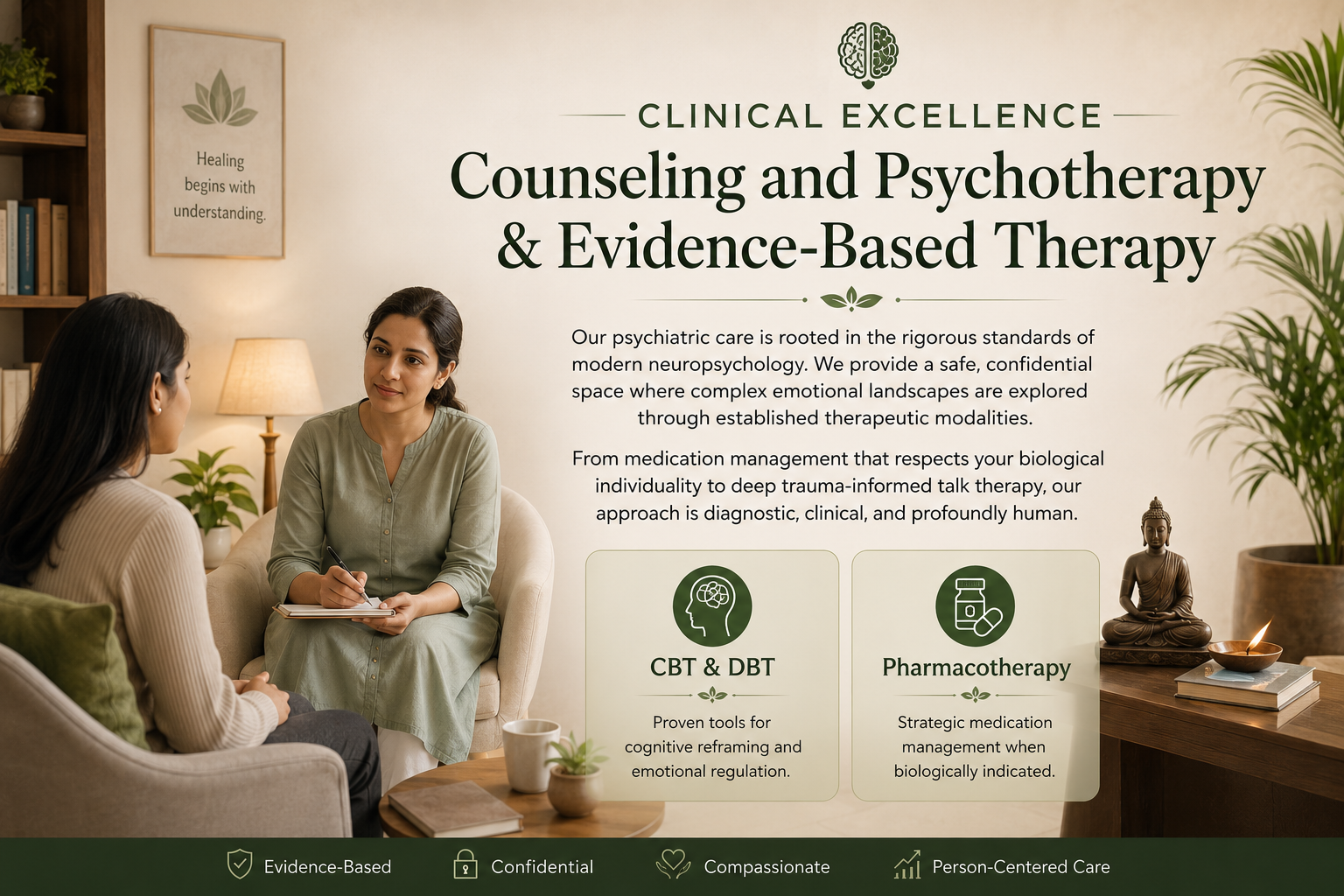 Modern counseling space